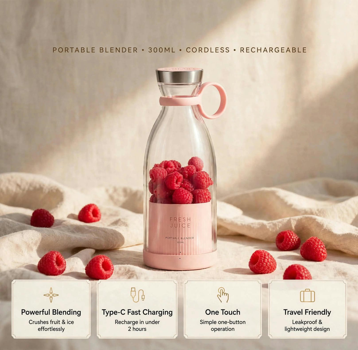 Travel Portable Mini Juice Blender